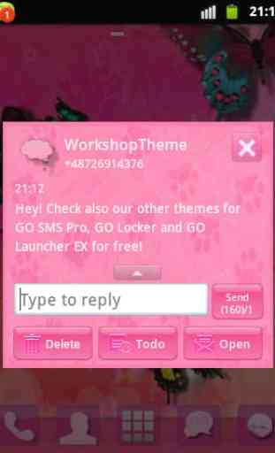 Rosa 2 GO SMS PRO Theme 3
