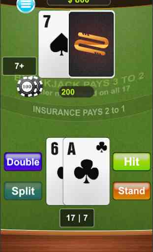 21 Blackjack Free Card Game Offline 2