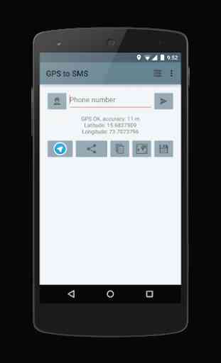 GPS to SMS - location sharing 4