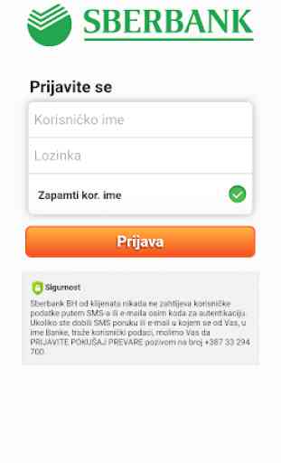 Sberbank BH Mobile Banking 1