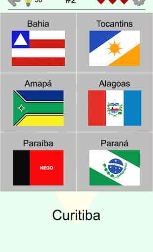Estados do Brasil - Os mapas, capitais e bandeiras 2