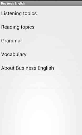 Inglês para negócios 1