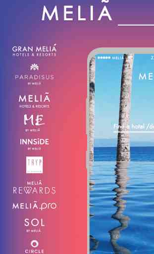 Meliá – Reservas de hotéis e mais 1