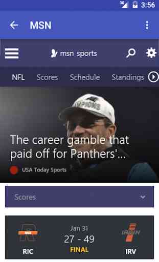 News & Scores for NFL - Free 3