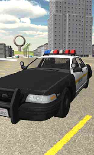 Piloto de carro da polícia 3D 2