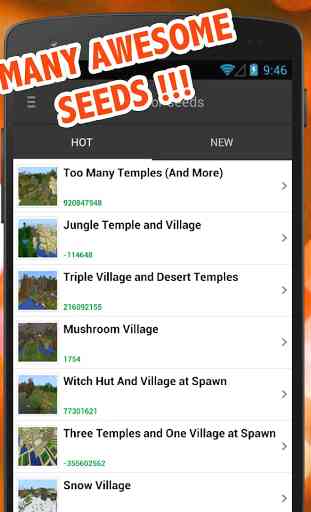 Seeds for Minecraft PE 2