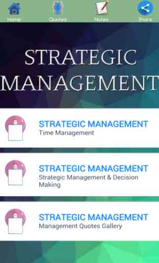 Strategic Management 2