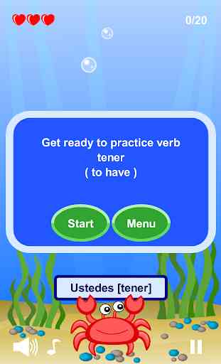 Spanish Verbs Learning Game 4