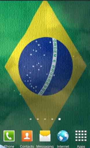 Brasil Bandeira FundoDinâmicar 1