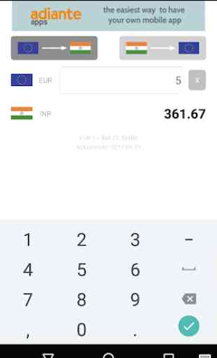 Euro to Indian Rupee 1
