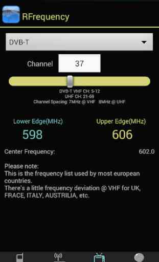 RFrequency - LTE and 5GNR EARFCN Calculator 4