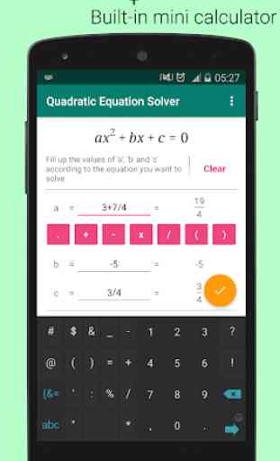 Solucão de Equação Quadrática (Passos e Gráficos) 4