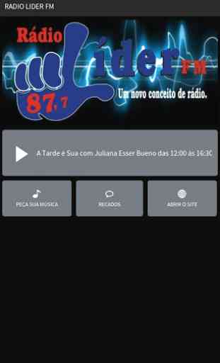 Rádio Líder FM 87,7 1