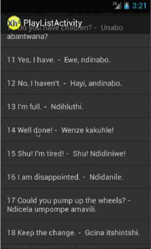 Xhosa Phrases 2 language tutor 3