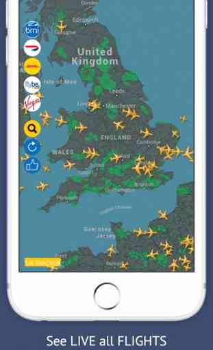 UK Tracker Free : Live flight status for England 2