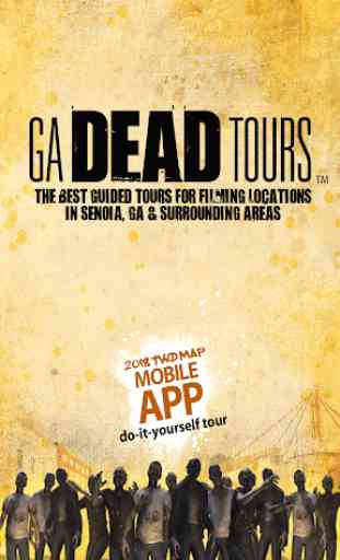 GA DEAD TOURS - TWD LOCATIONS MAP 1