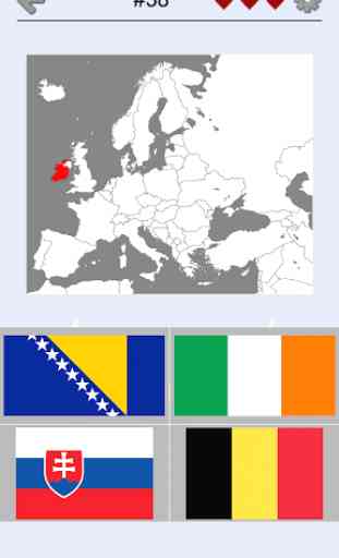 Países da Europa - Os mapas, bandeiras e capitais 1