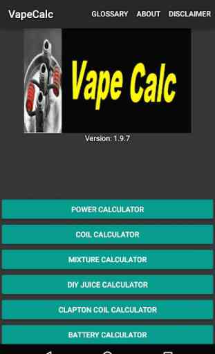 VapeCalc: Vaporizer Tools 1