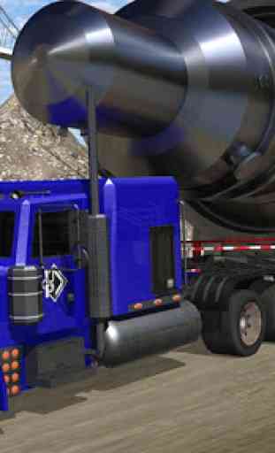 Construção Cargo Truck sim 3d 1