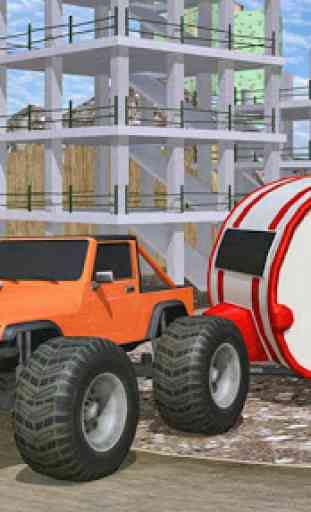 Construção Cargo Truck sim 3d 4