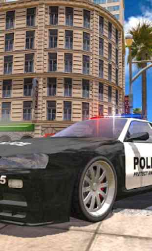 Police Car Stunt Simulation 3D 3