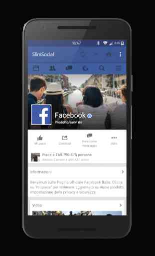 SlimSocial for Facebook 1