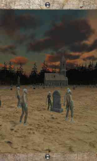 VR Zombie Graveyard Scary Ride (Google Cardboard) 3
