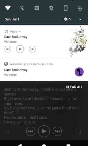 Walkman Lyrics Extension Pesquisa de Letras 2