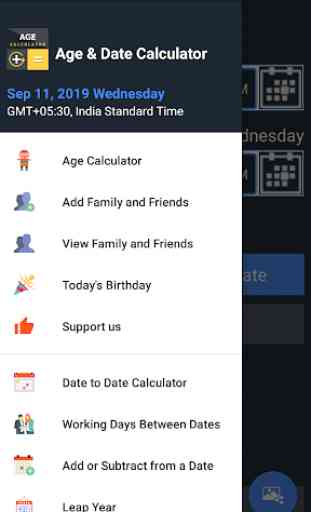 Age Calculator by Date of Birth, Birthday reminder 1
