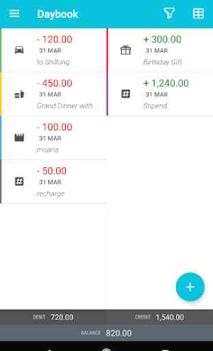 Daybook - Expense Manager 2