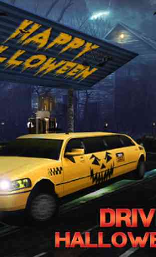 Halloween Night Taxi Driver 3D Car Driving Games 1