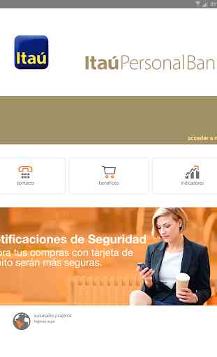 Itaú Personal Bank Chile Tablet 1