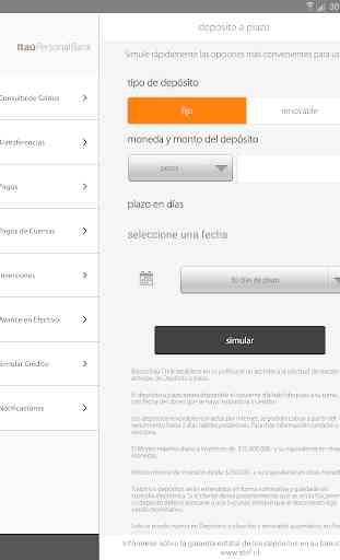 Itaú Personal Bank Chile Tablet 3