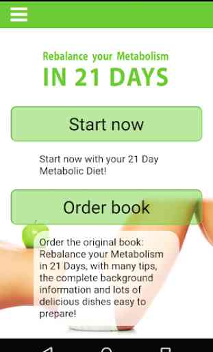 Rebalance your Metabolism 1