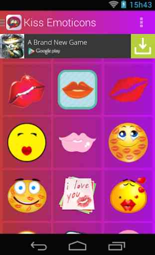 Emoticons de Beijos 2