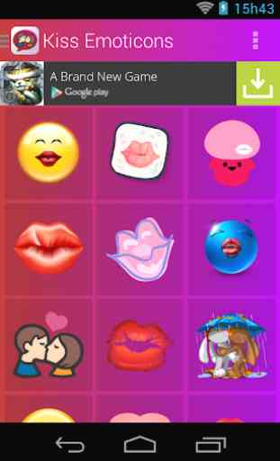 Emoticons de Beijos 3