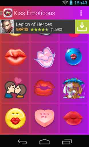 Emoticons de Beijos 4