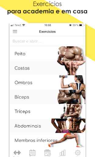 Fitness - Diário de Treino e Exercícios,Musculação 1