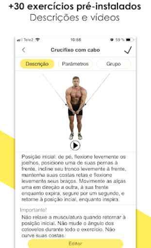Fitness - Diário de Treino e Exercícios,Musculação 3