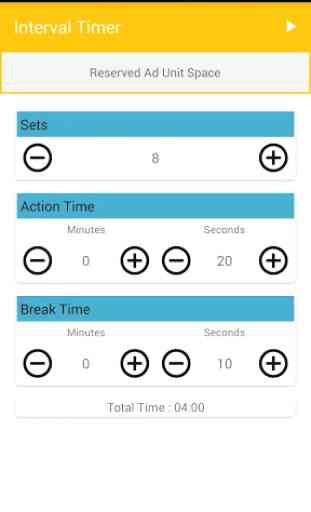 Interval Timer - HIIT - Tabata - Fitness 1