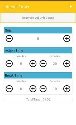 Interval Timer - HIIT - Tabata - Fitness 3