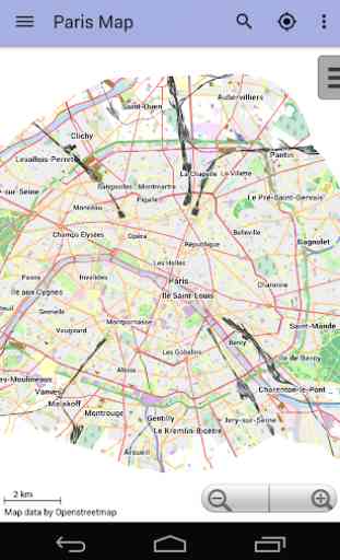 Paris Offline City Map Lite 1