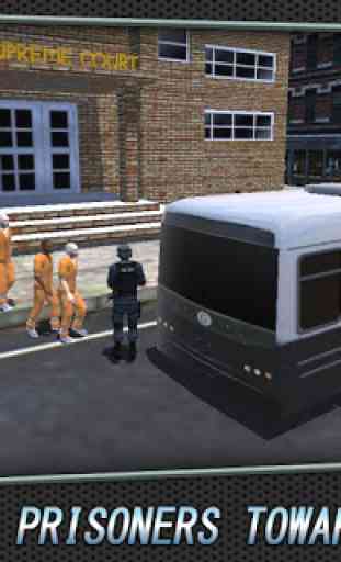 Polícia Bus Prison Transporte 2