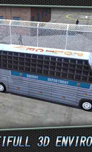 Polícia Bus Prison Transporte 4