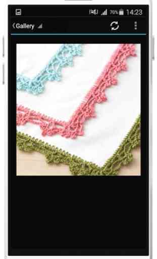Crochet Edging Padrões 4