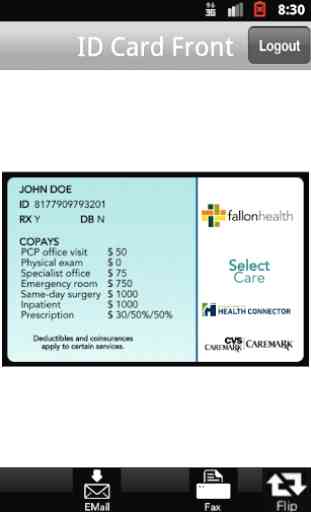 Fallon Health Member ID Card 3