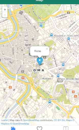 Roma mapa off-line guia 1