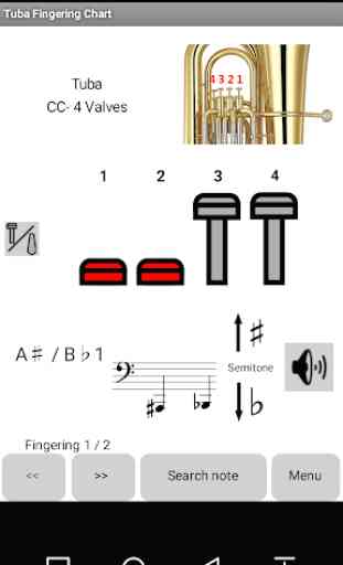 Tuba Fingerings 4