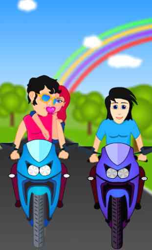 Kissing Game-Bike Romance Fun 2