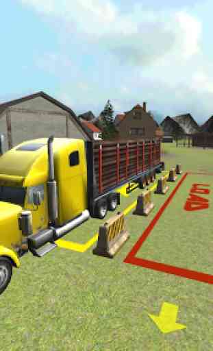 Madeira Caminhão Simulador 3D 1